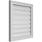 Ekena Millwork Vertical Surface Mount PVC Gable Vent: Functional, w/ 2"W x 1-1/2"P Brickmould Frame, 22"W x 24"H GVPVE22X2402SF - alternate 4